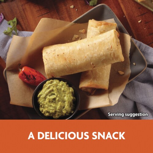 El Monterey® Chicken Cheese & Rice Chimichangas Perspective: bottom