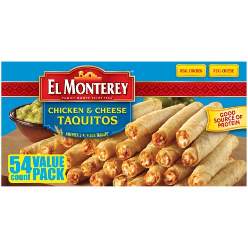 El Monterey® Chicken & Cheese Flour Taquitos Value Pack Perspective: bottom