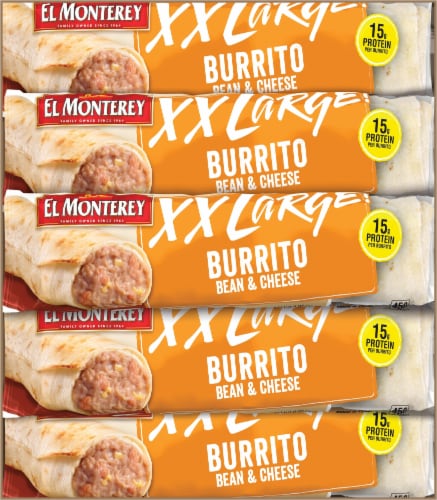 El Monterey® XX Large! Bean & Cheese Burrito Perspective: bottom