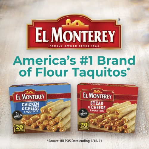 El Monterey® Extra Crunchy Southwest Chicken Taquitos Frozen Perspective: bottom