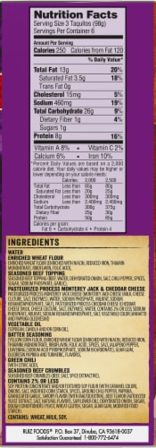 El Monterey® Extra Crunchy Taco Seasoned Beef & Cheese Taquitos Perspective: bottom