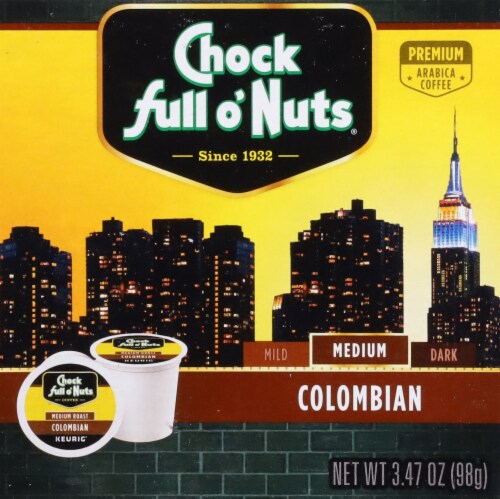 Chock Full o'Nuts® Single Serve Colombian K-Cup® Perspective: bottom