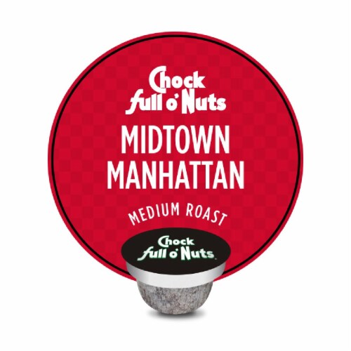CHOCK FULL O'NUTS MIDTOWN MANHATTAN MEDIUM 12CT SINGLE SERVE Perspective: bottom