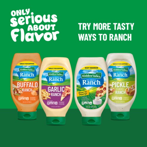 Hidden Valley Easy Squeeze Original Ranch Salad Dressing & Topping Perspective: bottom