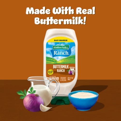 Hidden Valley Buttermilk Ranch Topping and Dressing Perspective: bottom