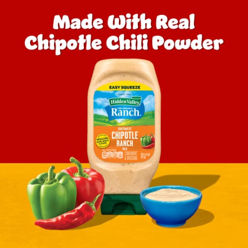 Hidden Valley Farmhouse Originals Southwest Chipotle Salad Dressing & Topping Perspective: bottom