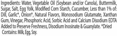 Hidden Valley Pickle Flavored Ranch Dressing Salad Dressing for Quick Meals Perspective: bottom