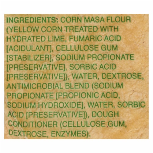 La Burrita Yellow Corn Tortilla Perspective: bottom