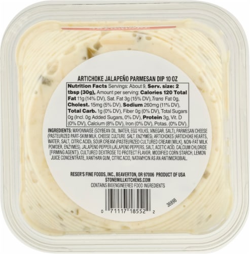Stonemill Kitchens® Artichoke Jalapeno & Parmesan Dip Perspective: bottom