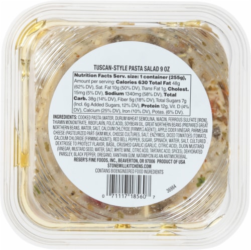 Stonemill Kitchens Tuscan-Style Pasta Salad Perspective: bottom