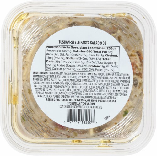 Stonemill Kitchens Tuscan-Style Pasta Salad Perspective: bottom