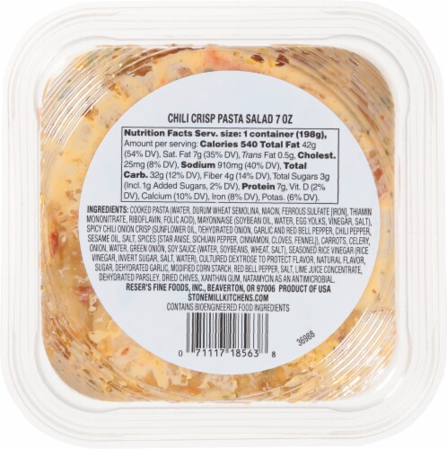 Stonemill Kitchens® Chili Crisp Pasta Salad Perspective: bottom