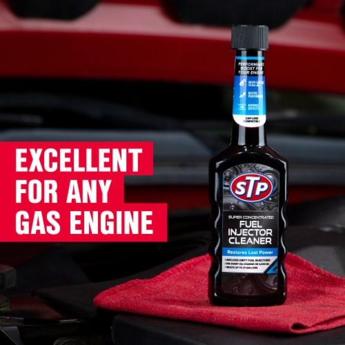 STP® Super Concentrated Fuel Injector Cleaner Perspective: bottom