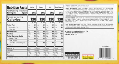 Corn Nuts® Four Flavor Variety Pack Perspective: bottom