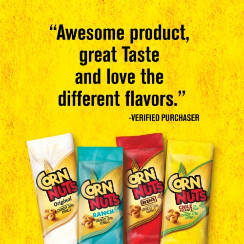 Corn Nuts ® Chile Picante con Limon Crunchy Corn Kernels Snack, 4 oz. Bag Perspective: bottom