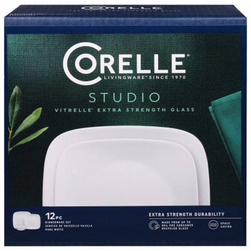 Corelle pure white hot sale