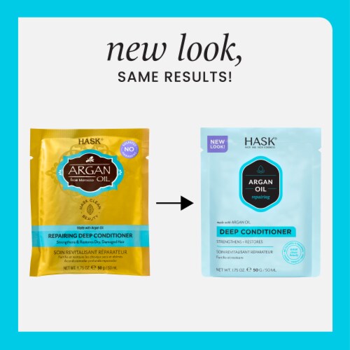 Hask® Argan Oil Intense Deep Conditioning Hair Treatment Perspective: bottom
