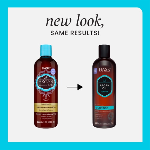 Hask® Argan Oil Repairing Shampoo Perspective: bottom