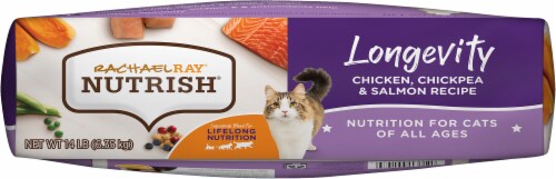 Rachael Ray™ Nutrish® Longevity Chicken Chickpea & Salmon Dry Cat Food Perspective: bottom