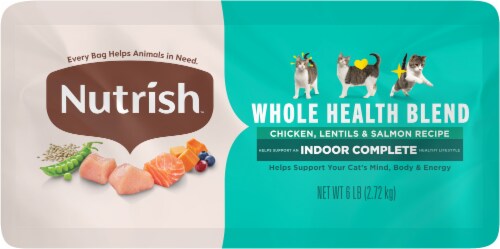 Rachael Ray Nutrish™ Indoor Complete Chicken with Lentils & Salmon Dry Cat Food Perspective: bottom