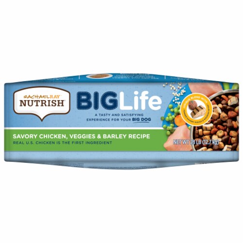 Rachael Ray™ Nutrish® Big Life Savory Chicken Veggie & Barley Dry Adult Dog Food Perspective: bottom