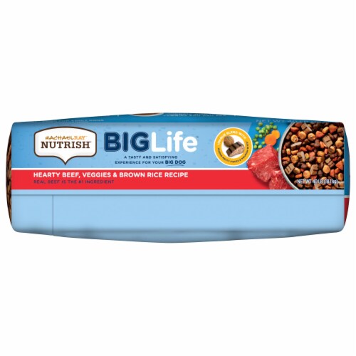 Rachael Ray Nutrish Big Life Hearty Beef Veggie & Brown Rice Recipe Dry Dog Food Perspective: bottom