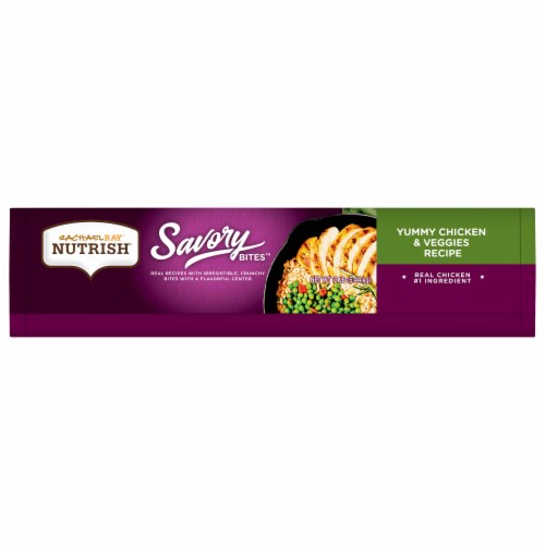 Rachel Ray® Nutrish® Savory Bites Yummy Chicken & Veggie Recipe Dry Food for Cats Perspective: bottom