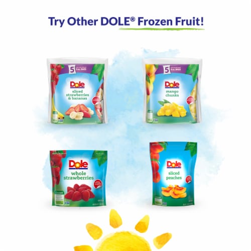 DOLE® Mixed Berries Pre-Portioned Frozen Fruit Bags Perspective: bottom