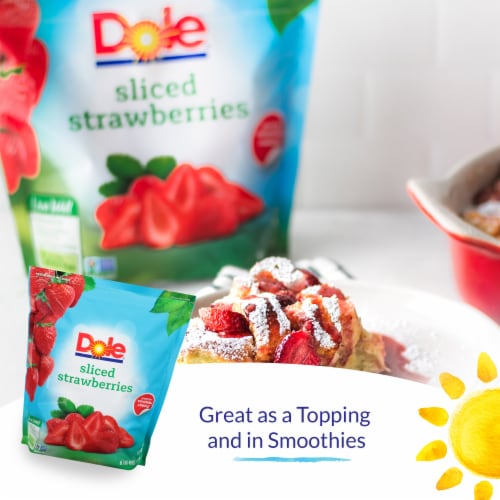 DOLE® Frozen Sliced Strawberries Perspective: bottom