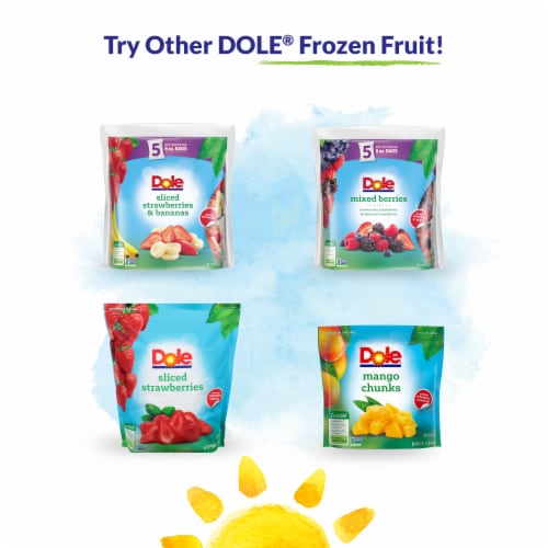 DOLE® Frozen Whole Strawberries Perspective: bottom