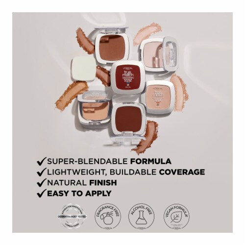 L'Oreal Paris True Match Pressed Powder Super Blendable Oil-Free W4 Perspective: bottom