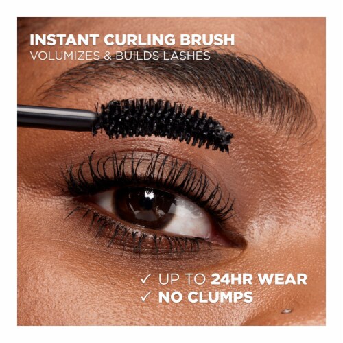 L'Oreal Paris Voluminous Mascara Curved Brush 350 Black Brown Perspective: bottom