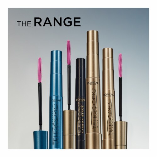 L'Oreal Paris Telescopic Mascara Washable Intense Lengthening 915 Black Brown Perspective: bottom