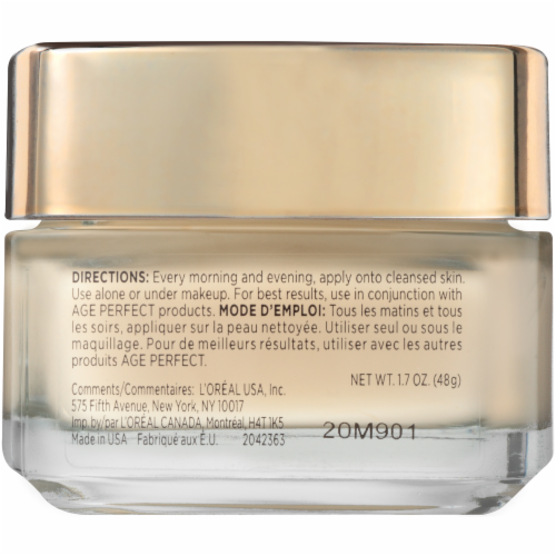 L'Oreal Paris Age Perfect Hydra-Nutrition Anti-Sagging Moisturizer Day/Night Cream Perspective: bottom