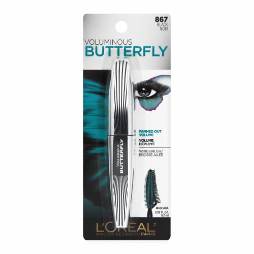 L'Oreal Paris Voluminous Butterfly Mascara Lengthening Washable 867 Black Perspective: bottom