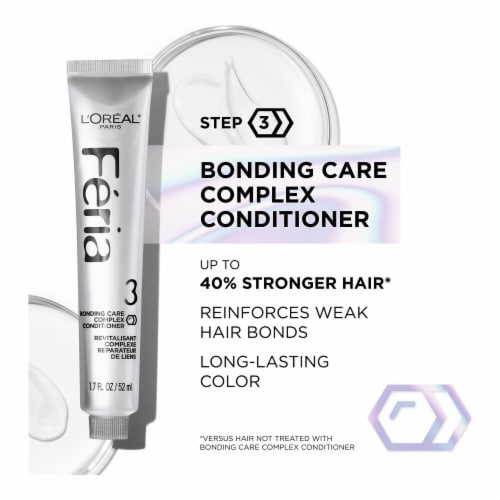 L'Oreal Feria Shimmering V48 Violet Vixen Hair Dye Kit Perspective: bottom