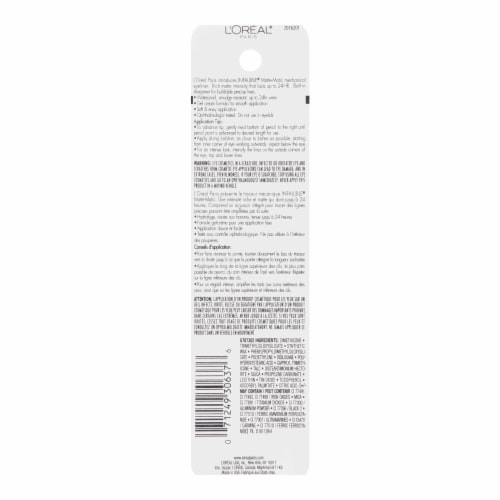 L'Oreal Paris Infallible Matte-Matic Mechanical Eyeliner 512 Ultra Black Perspective: bottom