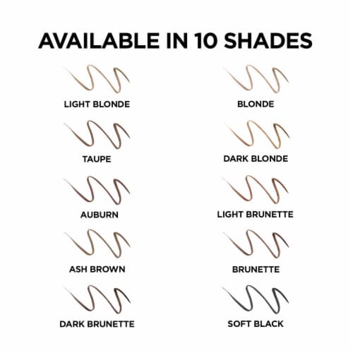 L'Oreal Paris Brow Stylist Definer 388 Blonde Waterproof Eyebrow Pencil Perspective: bottom