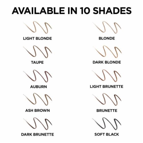 L'Oreal Paris Brunette Brow Stylist Definer Waterproof Eyebrow Mechanical Pencil Perspective: bottom