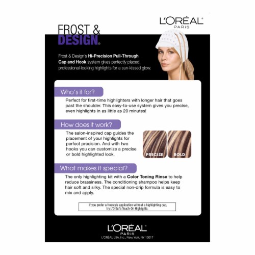 L'Oreal Paris Frost and Design Cap H85 Champagne Hair Highlights Perspective: bottom