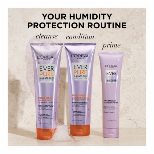 L'Oreal Paris EverPure Frizz Defy Conditioner Perspective: bottom