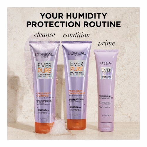 L'Oreal Paris EverPure Frizz Defy Conditioner Perspective: bottom