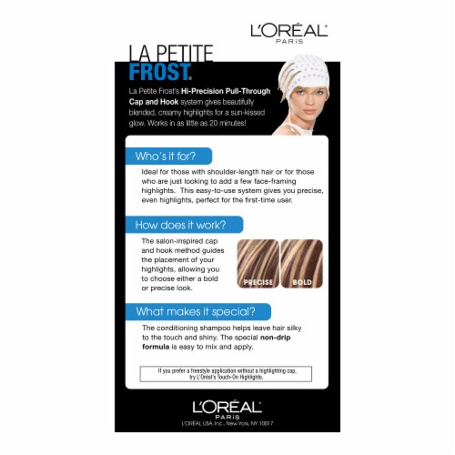 L'Oreal Paris Le Petite Frost Pull Through Cap Highlights H75 Chardonnay Perspective: bottom