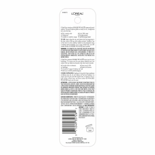 L'Oreal Paris Infallible Pro-Last Pencil Eyeliner Waterproof 950 Grey Perspective: bottom
