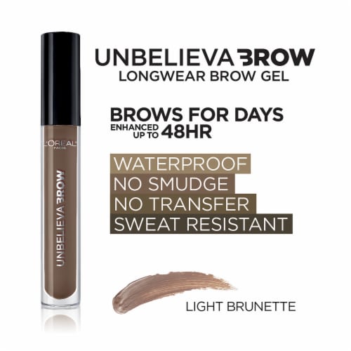 L'Oreal Paris Unbelieva Brow Tinted Brow Gel Longwear Waterproof 565 Light Brunette Perspective: bottom