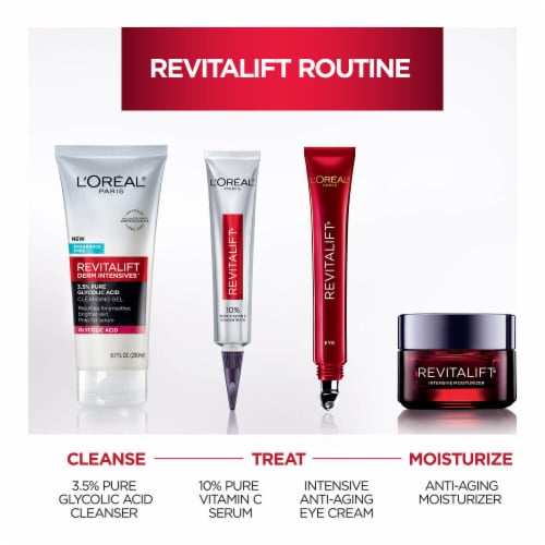 L'Oreal Paris Revitalift Derm Intensives Vitamin C Serum Paraben Free Perspective: bottom