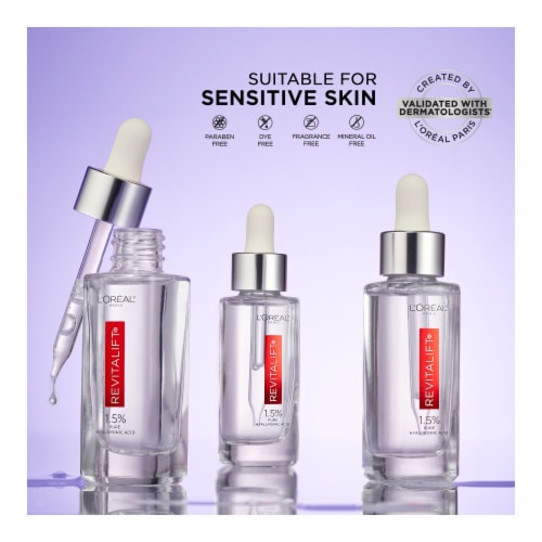 L'Oreal Paris Revitalift Hyaluronic Acid Face Serum Perspective: bottom