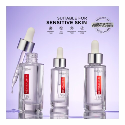 L'Oreal Paris Revitalift Hyaluronic Acid Face Serum Perspective: bottom