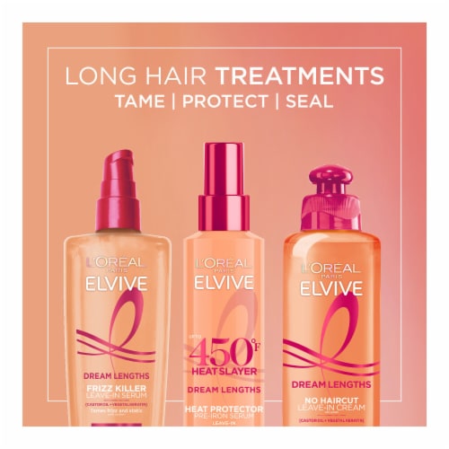 L'Oreal Paris Elvive Dream Lengths No Haircut Cream Leave In Conditioner Perspective: bottom