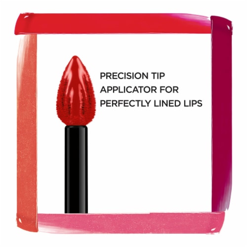 L'Oreal Paris Brilliant Signature Shiny Lip Stain Lipstick 315 Be Courageous Perspective: bottom